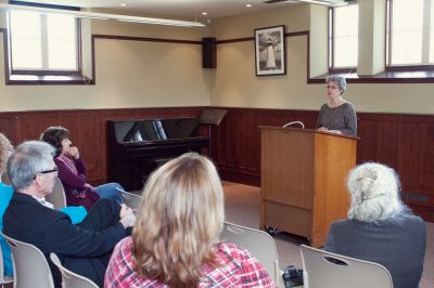 Poetry Reading
Mattapoisett Free Public Library poetry reading April 14, 2012. Photo by Eric Trippoli
