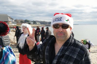 Making a Splash!
Making a Splash! Over 100 participants took the icy plunge into the frigid waters at Mattapoisett Town Beach on January 1 during the annual Freezin’ for a Reason Polar Plunge on New Year’s Day. Proceeds go to benefit the BAM Foundation, a local charity that fundraises to provide financial assistance to people who are facing cancer treatment. Photos by Colin Veitch
