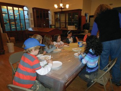 Marion Natural History Museum
On Wednesday, December 4th, the Marion Natural History Museum afterschool program explored different ways to help our local animals get through the lean winter months. The students also created their own “suet” feeders to bring home.
