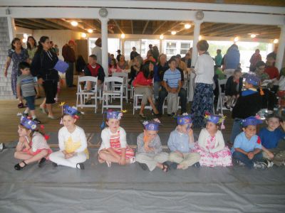 Shining Tides Preschool
On Thursday, June 7, Shining Tides Preschool celebrated the graduation of its most recent class.  From left: Abigael Walsh, Karen Dondyk, Ava Brodeur, Will Wilksten, Drew Castro, Ava Brogioll, Owen Deree and Jack Quintin. Photo by Deb Burdock.
