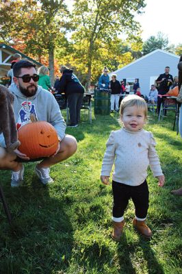 Pumpkin Palooza
Saturday’s Pumpkin Palooza hosted by the Marion Council of Aging and the Recreation Department at the Cushing Community Center. Families decorated pumpkins, and children enjoyed face painting, a hula-hoop contest, dancing, a visit from Pine Meadow Farm animals and refreshments supported by Tabor Academy volunteers. Pumpkins were later illuminated, giving the pavilion an eerie weekend presence. Sixty-five families preregistered to participate in the event inspired by Marion citizen Dianne Cosman
