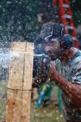 The Sun Will Come Out … Tomorrow 
Friday was a washout at the Rochester Country Fair, but the rain didn’t dampen the fun for those who braved the elements. Photos by Jean Perry
