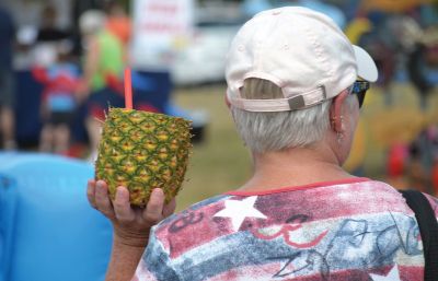 Farmers, Families, Fiddles 
Along with the sun on Saturday came the crowds to the Rochester Country Fair. Kid’s activities that were canceled on Friday resumed on Saturday under a blue sky. Photos by Jonathan Comey
