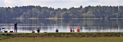 The Buzz Above Rochester 
Remote control airplane enthusiasts lined the shores of Mary’s Pond for the annual John Nicolaci Memorial Float Fly. Photos by Jonathan Comey
