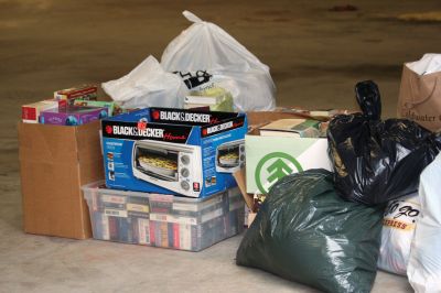 America Recycles
In recognition of America Recycles Day, the Rochester Highway Department accepted donations of media, books, and clothing, all in usable condition, on November 13, for area non-profit organizations to reuse. Photo by Anne O'Brien-Kakley
