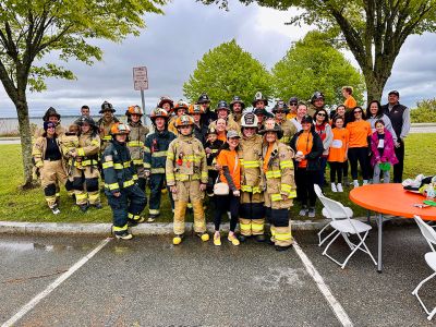 Rochester Fire Department
Members of the Rochester Fire Department participated in full gear for Saturday’s, 3-mile Team Hero's Walk held at Fort Taber in New Bedford. In the department’s 10th year walking, the participants raised $8,500, the largest amount raised to date as they symbolized the extra weight of living with Multiple Sclerosis. In 2014, Deputy Fire Chief and Highway Surveyor Jeff Eldridge was diagnosed with MS after experiencing the pain of trigeminal neuralgia, a condition he continues to battle while serving the Town
