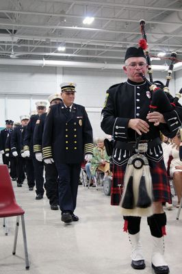 Rochester Fire Department
The Rochester Fire Department held its annual Awards Ceremony on September 28 at Rochester Memorial School, featuring a celebration honoring first responders representing Rochester Police, Fire and ROCCC departments who acted on an emergency call to save the life of Fire Chief Scott Weigel during a critical cardiac event at his home on August 14. Photos by Mick Colageo
