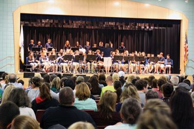 Spring Concert at Rochester Memorial School
The night of May 28 was the Spring Concert at Rochester Memorial School. The band and chorus entertained a cafetorium full of family and friends, who especially liked the band’s rendition of “Happy.” Photos by Jean Perry
