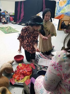 Rochester Memorial School
Rochester Memorial School second-graders from Tom Kinsky’s class performed a play on January 31 and February 1 called "The First Tortilla” - an adaptation they created of a Mexican legend on how tortillas became part of the Mexican diet. Photos courtesy OR Staff
