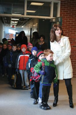 RMS Expansion
Rochester Memorial School students received their biggest present after the holidays. On January 4, 2011, students took their seats in the schools new 11,000 square foot addition and school wing for the first time. The $26.5 million construction and renovation project will be completed by the fall. Photos by Laura Pedulli.
