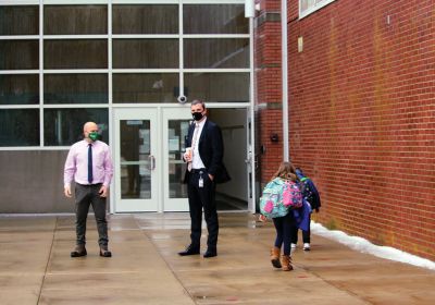 Rochester Memorial School
Rochester Memorial School held their first day of full, in-school attendance for Grades K-2 last week. Photos courtesy Erin O. Bednarczyk
