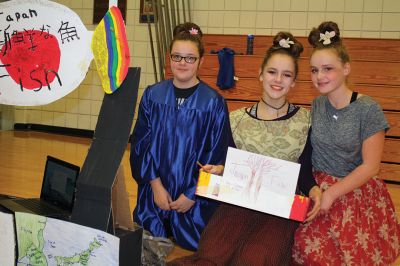 Asian Market
RMS sixth-grade students of Danni Kleiman and James Sullivan participated in the school’s very first “Asian Market” on Friday, December 9, as a way to learn about bartering and commerce. Students representing a host of different countries set up their stands to sell goods such as oil, cotton, sugar, produce, and livestock. Photos by Jean Perry
