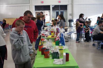 RMS-PTO Annual Auction
There were 20 raffle items, including DVD/snack bags, an active lifestyle gift pack, a bath set, and a snowball catapult. Photo by Eric Trippoli
