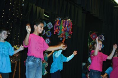 RMS C.A.R.E.S.
The fourth-graders at Rochester Memorial School put on a presentation on Thursday, January 26, called RMS C.A.R.E.S. Each fourth grade class represented a word comprising the C.A.R.E.S. acronym: Cooperation, Assertiveness, Responsibility, Empathy, and Self-Control. The positive message was well received by the crowd, and the young students in the front rows definitely showed their enjoyment throughout the show. Photos by Jean Perry
