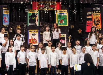 All Aboard for Broadway
The Rochester Memorial School 4th grade concert “All Aboard for Broadway” featured a variety of songs from nine different musicals, such as The Music Man, The King and I, Wicked, Grease, and The Lion King. “The students worked hard and I'm extremely proud of them all!" says Susan Audette, RMS Choral Music Teacher. Photo credit: ORR Staff
