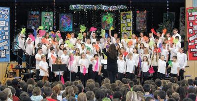 A Celebration of the Seasons
Fourth graders at RMS performed their annual concert on January 25 entitled “A Celebration of the Seasons,” with musical selections taken from The Four Seasons composed by Antonio Vivaldi. Photos by Erin Bednarczyk
