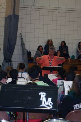 RMS Concert
On June 10, RMS hosted the 23rd annual concert, a partnership between elementary and middle schools in Martha’s Vineyard and Rochester Memorial. The concert band contained 150 musicians. RMS veteran music instructor Christine Williamson, along with instructors from the MV schools, conducted eight musical scores to the delight of fellow students, teachers, and family. Photos by Marilou Newell
