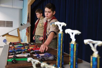 Pinewood Derby
Rochester Cub Scouts Pack 30 held its annual Pinewood Derby on January 21 at RMS. Photos by Colin Veitch
