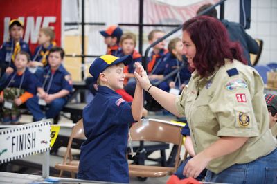 Pinewood Derby
Rochester Cub Scouts Pack 30 held its annual Pinewood Derby on January 21 at RMS. Photos by Colin Veitch
