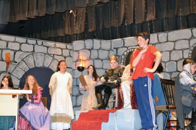 A Stranger in Camelot
It’s a new day, a new drama production, and a new director with a new genre at RMS this year as the students prepare to perform this year’s spring drama “A Stranger in Camelot.” Come see the cast of 33 5th and 6th graders perform RMS’s rendition of Mark Twain’s “A Connecticut Yankee in King Arthur’s Court” this Friday, May 4, at 7:00 pm at RMS. Photos by Jean Perry
