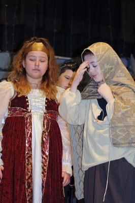 A Stranger in Camelot
It’s a new day, a new drama production, and a new director with a new genre at RMS this year as the students prepare to perform this year’s spring drama “A Stranger in Camelot.” Come see the cast of 33 5th and 6th graders perform RMS’s rendition of Mark Twain’s “A Connecticut Yankee in King Arthur’s Court” this Friday, May 4, at 7:00 pm at RMS. Photos by Jean Perry
