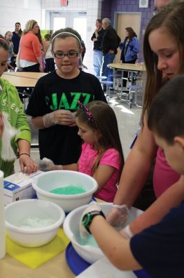 Sciencing
Everyone was ‘sciencing’ on May 21 at the Rochester Memorial School annual Science Fair. Students staff, and parents packed the school cafetorium to explore the fascinating findings of many of the students’ unique science project ideas. Photos by Jean Perry
