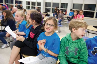 RMS Talent
RMS students strutted their stuff on Thursday, March 9, during the annual RMS Talent Show. A number of performers delighted the audience, including fifth-grader Storm Lanzoni who wowed the audience with his freestyle dancing and gymnastics. Photos by Colin Veitch
