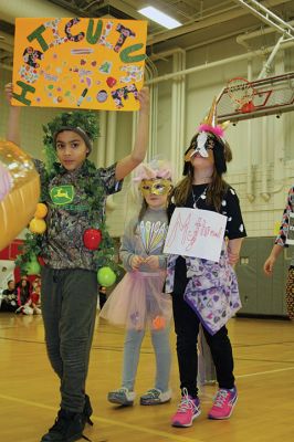 Vocabulary Day 
It was Vocabulary Day at Rochester Memorial School on March 15, which means the 4th-graders were a living, breathing dictionary as they paraded the halls dressed as a new vocabulary word they chose to learn and personify! Photos by Jean Perry
