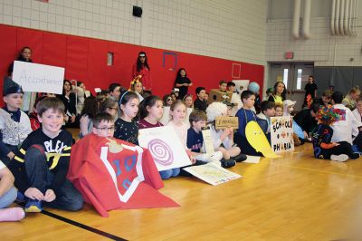 Vocabulary Day 
It was Vocabulary Day at Rochester Memorial School on March 15, which means the 4th-graders were a living, breathing dictionary as they paraded the halls dressed as a new vocabulary word they chose to learn and personify! Photos by Jean Perry
