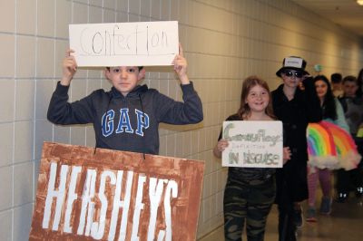 Vocabulary Day 
It was Vocabulary Day at Rochester Memorial School on March 15, which means the 4th-graders were a living, breathing dictionary as they paraded the halls dressed as a new vocabulary word they chose to learn and personify! Photos by Jean Perry
