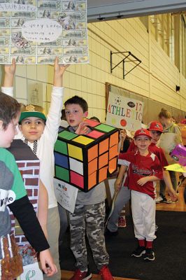 Vocabulary Day 
It was Vocabulary Day at Rochester Memorial School on March 15, which means the 4th-graders were a living, breathing dictionary as they paraded the halls dressed as a new vocabulary word they chose to learn and personify! Photos by Jean Perry
