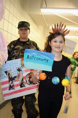 Vocabulary Day 
It was Vocabulary Day at Rochester Memorial School on March 15, which means the 4th-graders were a living, breathing dictionary as they paraded the halls dressed as a new vocabulary word they chose to learn and personify! Photos by Jean Perry
