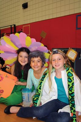 Vocabulary Day Parade
A living, breathing, (and giggling) dictionary of vocabulary words displayed their intellect and imagination at Rochester Memorial School during its first annual Vocabulary Day Parade on April 4. Photo by Jean Perry
