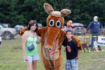 Aardvark at the Fair
The Wanderer's aardvark visited the Rochester Country Fair on August 22, 2009 and took some time to see the sights and pose with some visitors.
