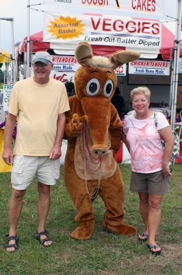 Aardvark at the Fair
The Wanderer's aardvark visited the Rochester Country Fair on August 22, 2009 and took some time to see the sights and pose with some visitors.
