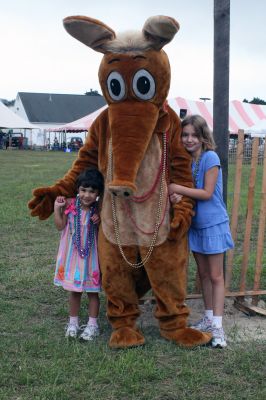 Aardvark at the Fair
The Wanderer's aardvark visited the Rochester Country Fair on August 22, 2009 and took some time to see the sights and pose with some visitors.
