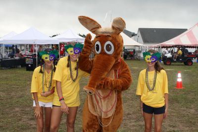 Aardvark at the Fair
The Wanderer's aardvark visited the Rochester Country Fair on August 22, 2009 and took some time to see the sights and pose with some visitors.
