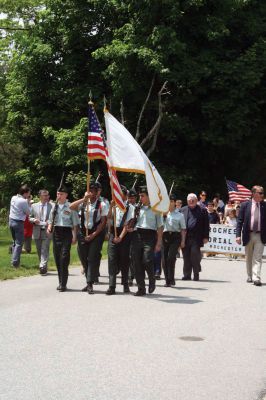 Rochester Memorial Day Celebration
On Sunday, Rochester held its Memorial Day parade, where members of the Rochester Memorial School Band teamed up with town officials and local ROTC students to honor the veterans, both past and present.  Photos by Katy Fitzpatrick. 
