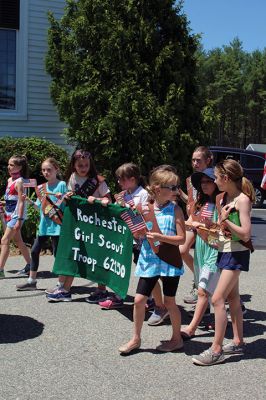 Rochester's Memorial Day
Rochester’s annual Memorial Day parade and procession lured scores of residents to the steps of Town Hall on Sunday to honor our fallen. Trent Crook of Boy Scout Troop 31 read the Gettysburg Address, and Madeline Dugas read the Governor’s Proclamation. Photos by Jean Perry
