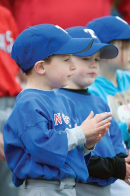 Rochester Youth Baseball 
Rochester Youth Baseball kicked off the 2011 season with a parade to Gifford Park and a flyover.  The Cubs defeated the Royals 11-4 and the Braves and Red Sox played to a score of 10-10 before the game was postponed. Photo by Felix Perez.
