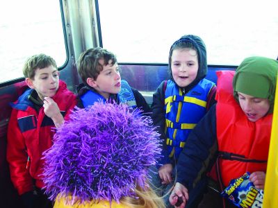 Ram Island Adventure
On a cold and windy day, the intrepid crew of the Marion Natural History Museum afterschool group joined the Marion Harbormaster's office to venture to one of the only nesting sites of the Roseate Tern before the endangered animal returned for the year. 
