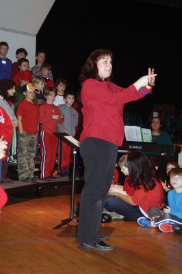 National Wear Red Day
February 7 was National Wear Red Day, and the students at the Sippican School assembled for their monthly all-school meeting decked out in red in support of the American Heart Association’s “Go Red for Women” raising awareness of the threat of heart disease for women. Sippican students raised a whopping $1,025 for the American Heart Association. Photo by Jean Perry
