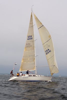 Buzzards Bay Regatta
On August 3-5, the Annual Buzzards Bay Regatta was held, drawing over 400 boats and 1200 sailors from across the country.  The race is the largest multi-class yacht regatta in the USA. Despite foggy weather, all of the boats had strong showings.  Photo by Anne Smith. 
