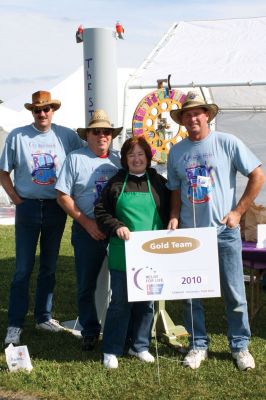 Relay for Life
Over 200 Tri-Town residents gathered to help raise money for the American Cancer Society by participating in the fifth annual Relay for Life. The Relay started at 5:00 pm on Friday June 11 and continued until 12:00 pm on Saturday. Participants walked the track at ORR throughout the night and into the next afternoon as a way to honor cancer survivors and those who lost their battle to cancer. Personalized luminaria bags lined the track, lighting the way for the participants throughout the night.
