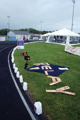 Relay for Life
The American Cancer Society held their Annual Relay for Life of the Tri-Towns from 6:00p.m. on Friday, June 12 until noon on Saturday June 13 at Old Rochester Regional High School's track. Between 250 and 300 people participated in the eighteen hour walk raising nearly $50,000 to help fight and prevent cancer. Photo by Robert Chiarito.
