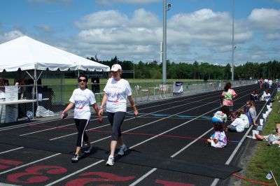 Relay for Life
The American Cancer Society held their Annual Relay for Life of the Tri-Towns from 6:00p.m. on Friday, June 12 until noon on Saturday June 13 at Old Rochester Regional High School's track. Between 250 and 300 people participated in the eighteen hour walk raising nearly $50,000 to help fight and prevent cancer. Photo by Robert Chiarito.
