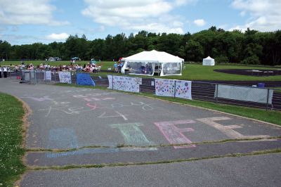 Relay for Life
The American Cancer Society held their Annual Relay for Life of the Tri-Towns from 6:00p.m. on Friday, June 12 until noon on Saturday June 13 at Old Rochester Regional High School's track. Between 250 and 300 people participated in the eighteen hour walk raising nearly $50,000 to help fight and prevent cancer. Photo by Robert Chiarito.
