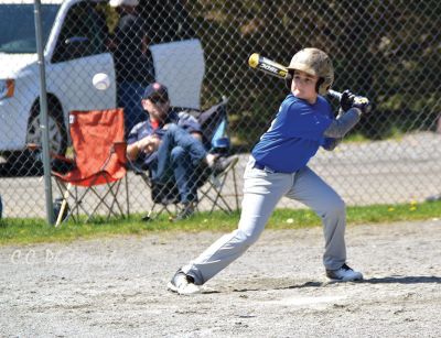 Opening Day 
April 28 was Opening Day in Rochester for the Old Rochester Little League. Retiring Police Chief Paul Magee tossed the first pitch on the (finally) spring Saturday morning. Photos by Colleen Hathaway.
