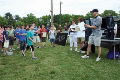 Grand Opening
Rochester pulled out all of the stops as the town dedicated the Dexter Lane Community Playground on Sunday, May 31. The three-hour long dedication ceremony and party included awards of recognition for the many volunteers who helped bring the project to life while offering plenty of food and entertainment to the residents of Rochester. Photo by Robert Chiarito
