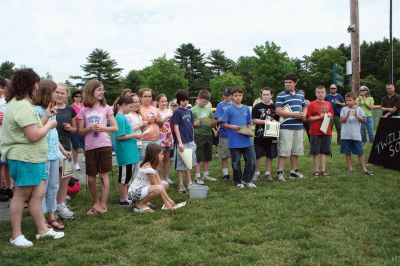 Grand Opening
Rochester pulled out all of the stops as the town dedicated the Dexter Lane Community Playground on Sunday, May 31. The three-hour long dedication ceremony and party included awards of recognition for the many volunteers who helped bring the project to life while offering plenty of food and entertainment to the residents of Rochester. Photo by Robert Chiarito
